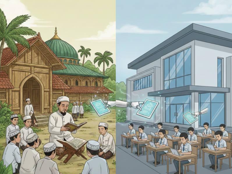 Pendidikan atau Penjinakan? (Bagian 2): Menilik Infiltrasi Sistem Sekolah Modern dalam Pesantren