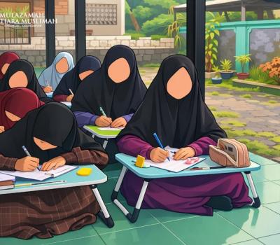 Langkah Mantap Menuju Ilmu Syari Santriwati Tahun Pertama Tuntaskan Durusulughah Juz 2